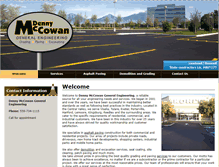Tablet Screenshot of dennymccowan.com